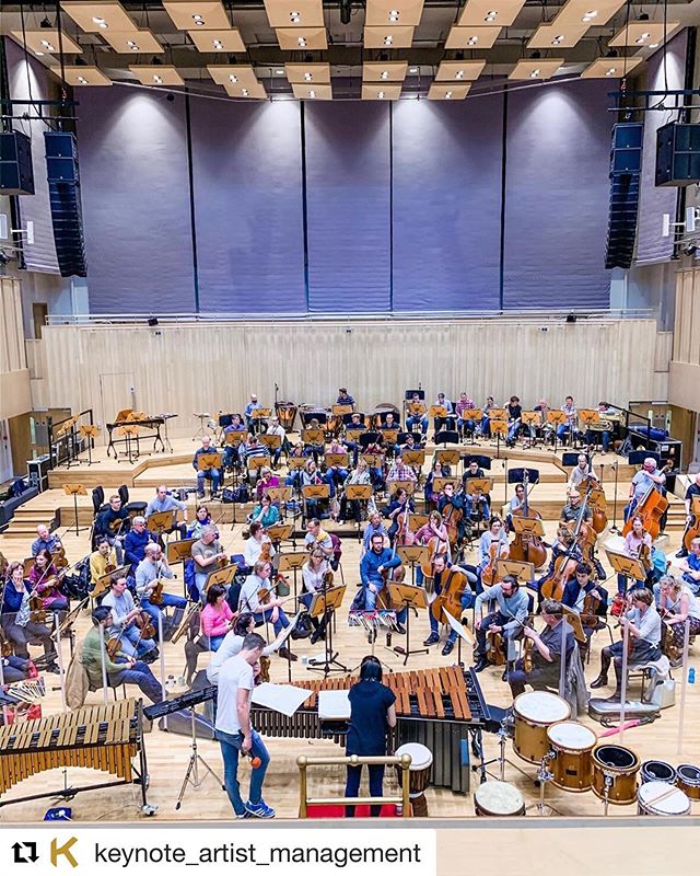 #Repost @keynote_artist_management with @get_repost
・・・
... and off to #scotland .. @martingrubinger is rehearsing with the @rsnoofficial and @itselimchan ... see you tomorrow at the @usherhall