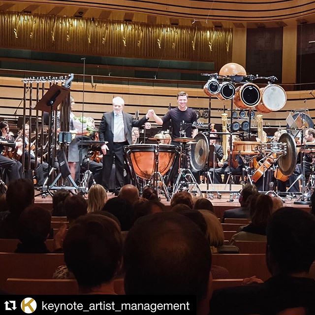 #Repost @keynote_artist_management ・・・
#aboutlastnight in #Budapest- @martingrubinger performing #speakingdrums with #petere&ouml;tv&ouml;s -it&lsquo;s composer - was conducting the @hungariannationalorchestra.
.
.
@petereotvosfoundation #percussion 